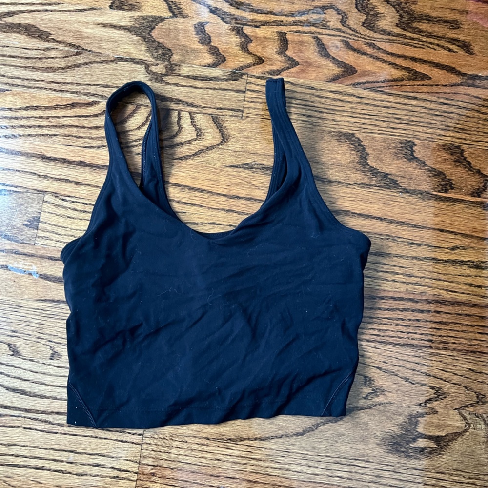 Black Align Tank Top